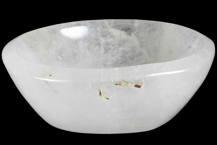 Polished Quartz Bowl - Madagascar #183653